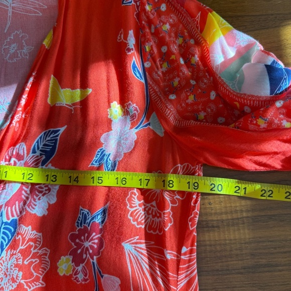 Cleobella Red Patterned Robe - Picture 11 of 14